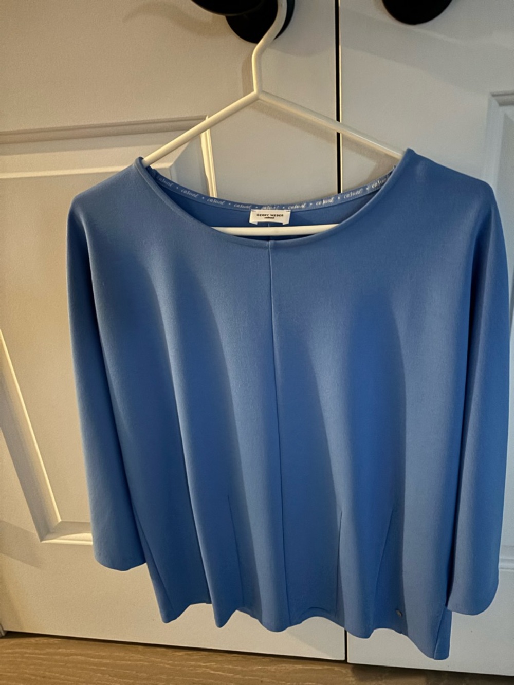 Gerry Weber Blue Boatneck Knit Top